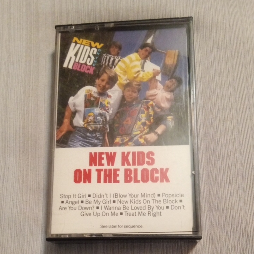 New Kids On The Block Self Titled First Album Cassette Tape